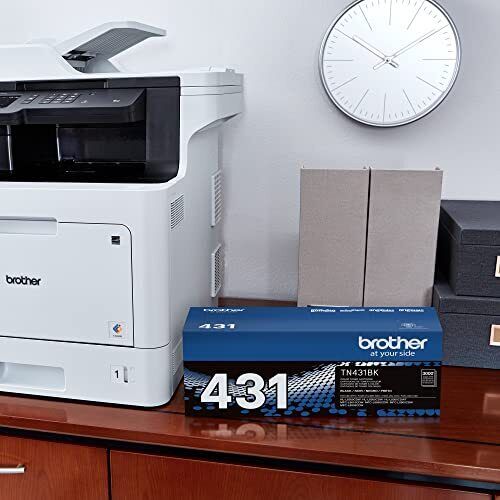 Brother Printer TN431BK Standard Yield Toner-Retail Packaging  Black 1 Size