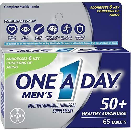 One-A-Day Men's Advantage 50+ Multivitamin 65 ea Pack of 2