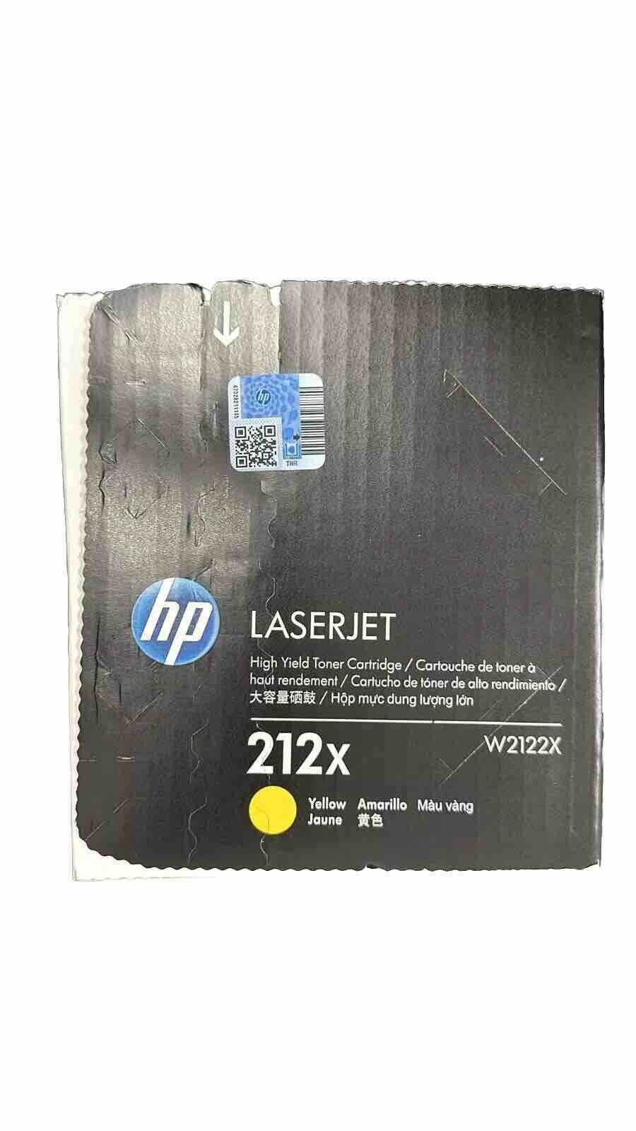 HP 212X High Yield Yellow Original LaserJet Toner Cartridge, ~10,000 pages,