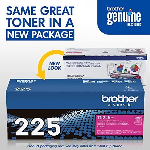 Brother Printer TN225M High Yield Magenta Toner Cartridge