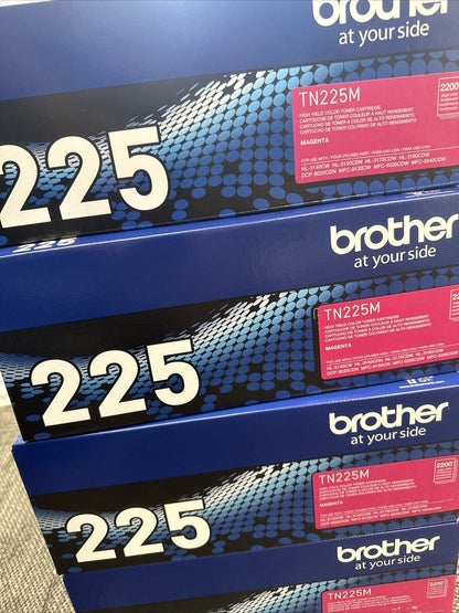 Brother Printer TN225M High Yield Magenta Toner Cartridge