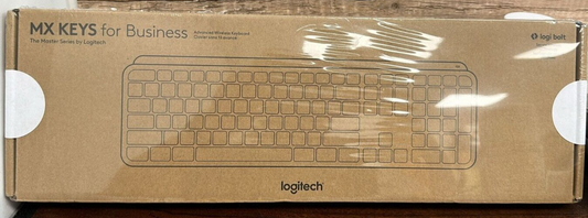 New Logitech MX Keys for Business Wireless Keyboard Graphite 920-010116