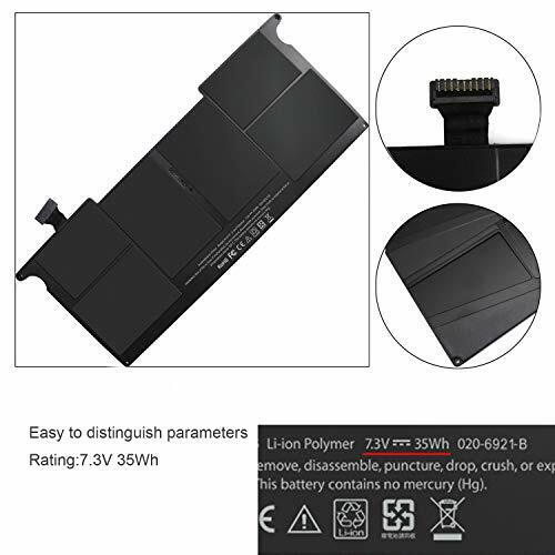 Angwel Replacement Laptop Battery for Apple A1375 A1370 Only for Late 2010 Ve...