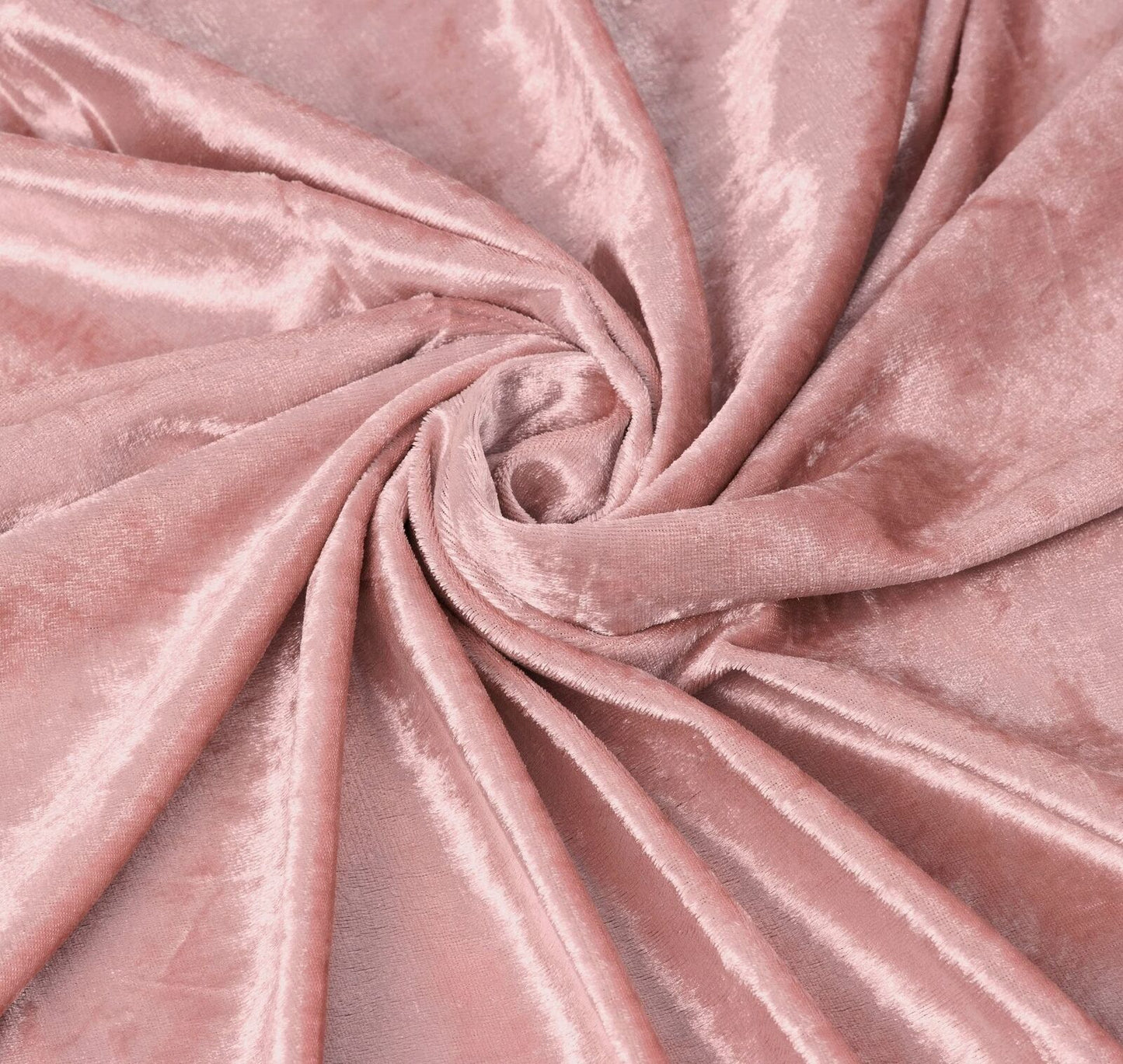 1 Pc 10 Yards Velvet Fabric Roll - Dusty Rose/Mauve for Ceremony and Reception