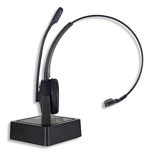 Spracht HS-2050 Single Ear Wireless Bluetooth Headset with Base Station | Noi...