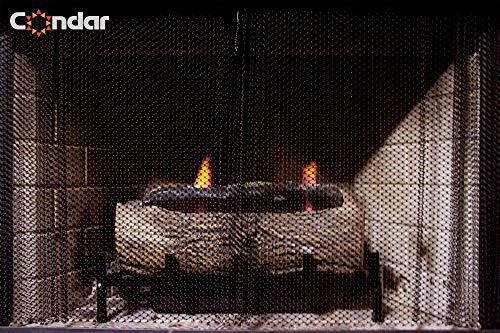 Enhance the Style of Your Fireplace with a Condar Mesh Screen. Fireplace Mesh...