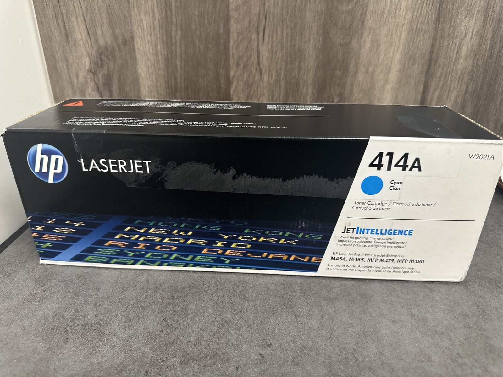 HP 414A Cyan Original LaserJet Toner Cartridge, ~2,100 pages, W2021A