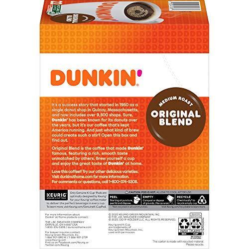 Dunkin' Original Blend Medium Roast Coffee 96 Keurig K-Cup Pods