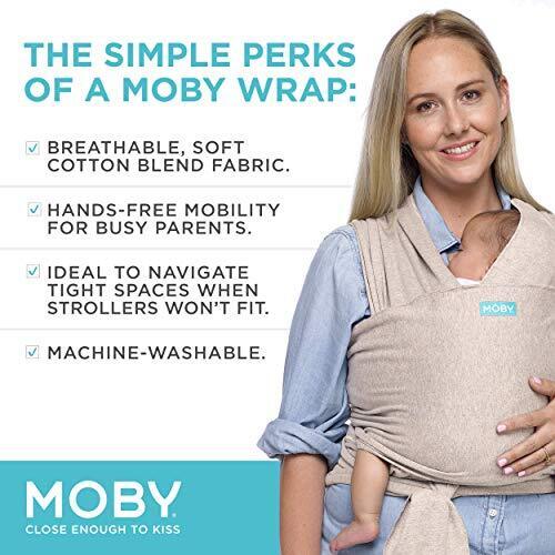 Moby Wrap Baby Carrier | Evolution | Baby Wrap Carrier for Newborns & Infants...