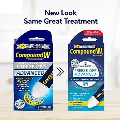 Compound W Freeze Off Advanced Wart Remover with Accu-Freeze Multicolor 1 Count