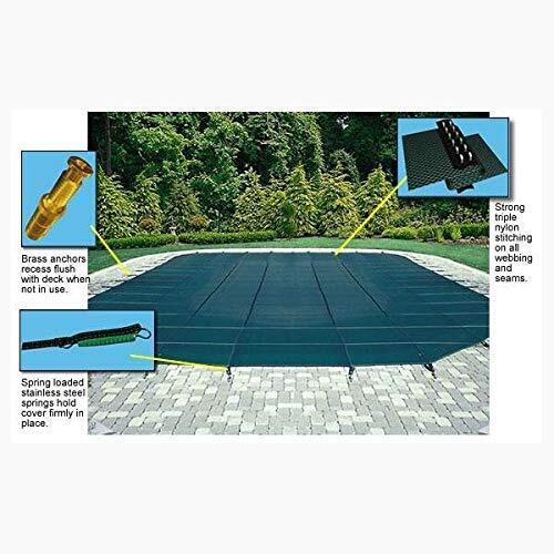 Splash Net Express Arctic Armor Mesh Rectangular Safety Cover for 18 Feet X 3...