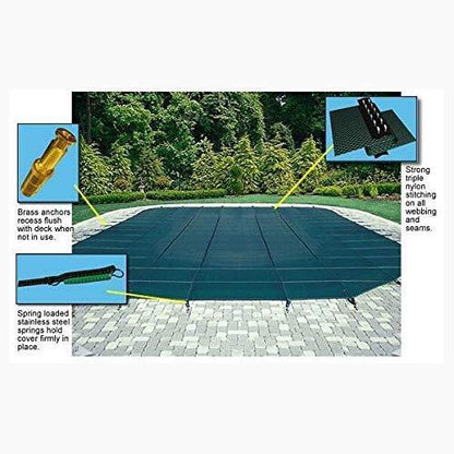 Splash Net Express Arctic Armor Mesh Rectangular Safety Cover for 18 Feet X 3...