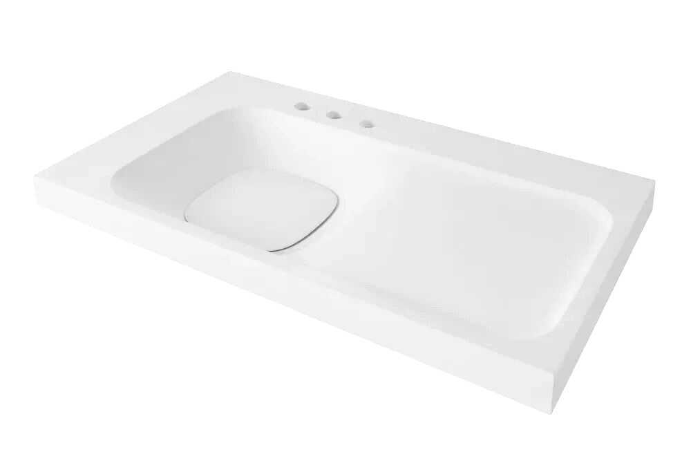 DXV Modulus™ 36 x 21 in. Rectangular Bathroom Sink in Canvas White