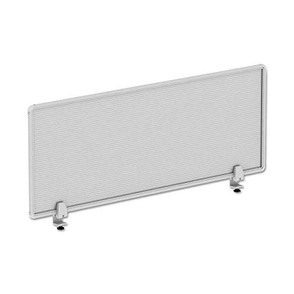 Alera ALEPP4718 47 in. x 0.5 in. x 18 in. Polycarbonate Privacy Panel - Silve...