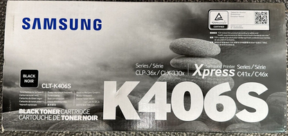 Genuine Samsung K406S BLACK TONER CARTRIDGE CLT-K406S New & Sealed