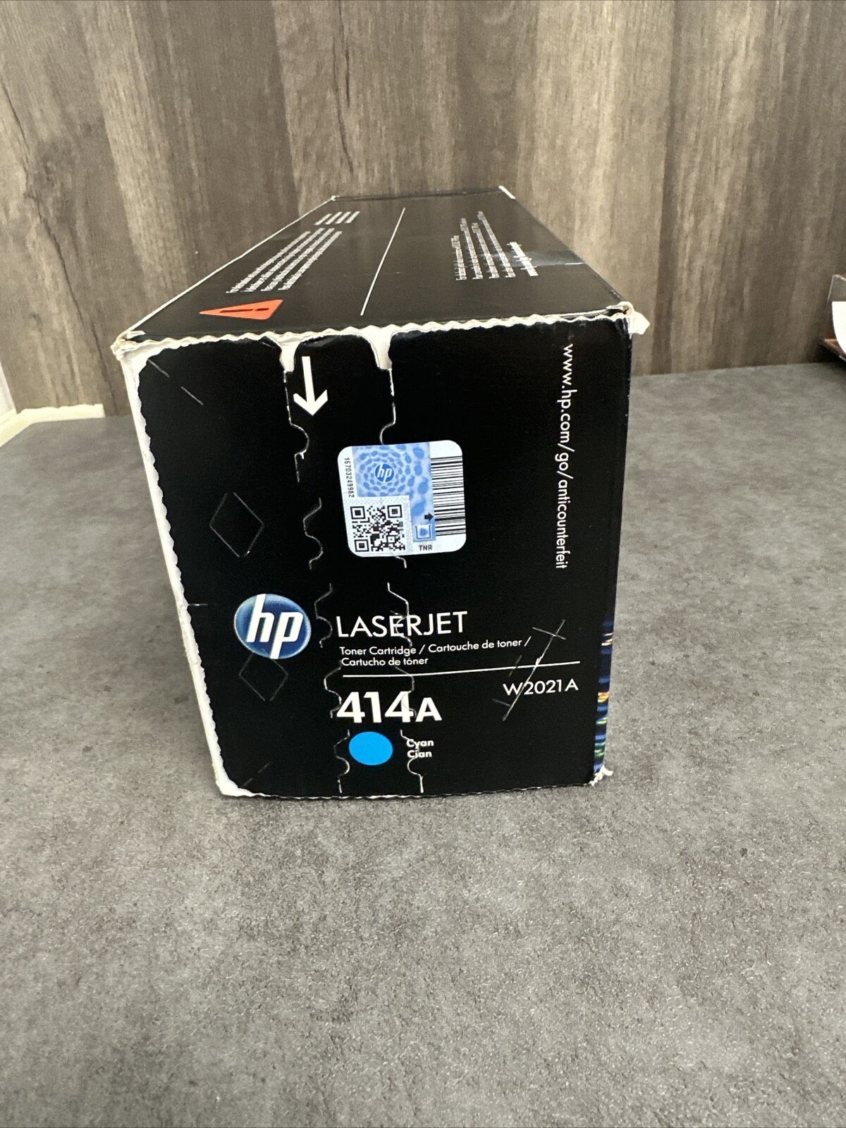 HP 414A Cyan Original LaserJet Toner Cartridge, ~2,100 pages, W2021A