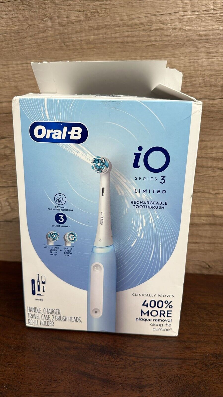 Oral-B iO Series 3 Limited Rechargeable Electric Toothbrush - NOB (blue)