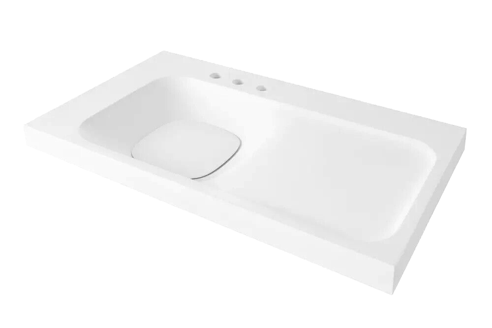 DXV Modulus™ 36 x 21 in. Rectangular Bathroom Sink in Canvas White