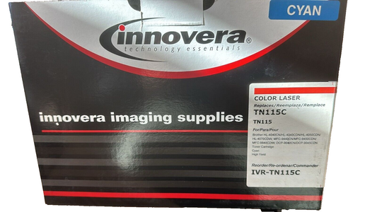 Innovera TN115C Re-manufactured 4000-Page Yield Toner for TN115C - CY New