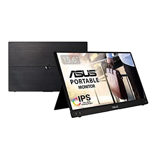 ASUS ZenScreen MB14AC 14” Portable USB Type-C Monitor 1080P Full HD IPS Eye C...