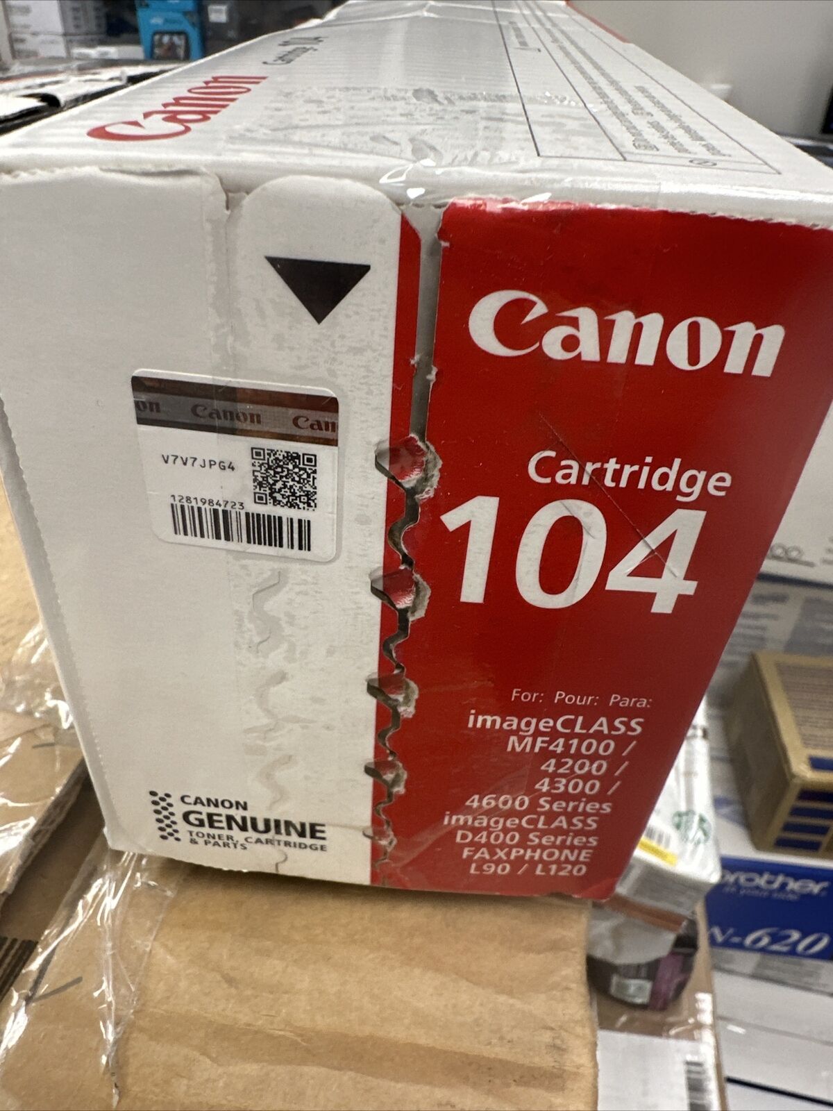 Genuine Canon Cartridge 104 Black Toner New