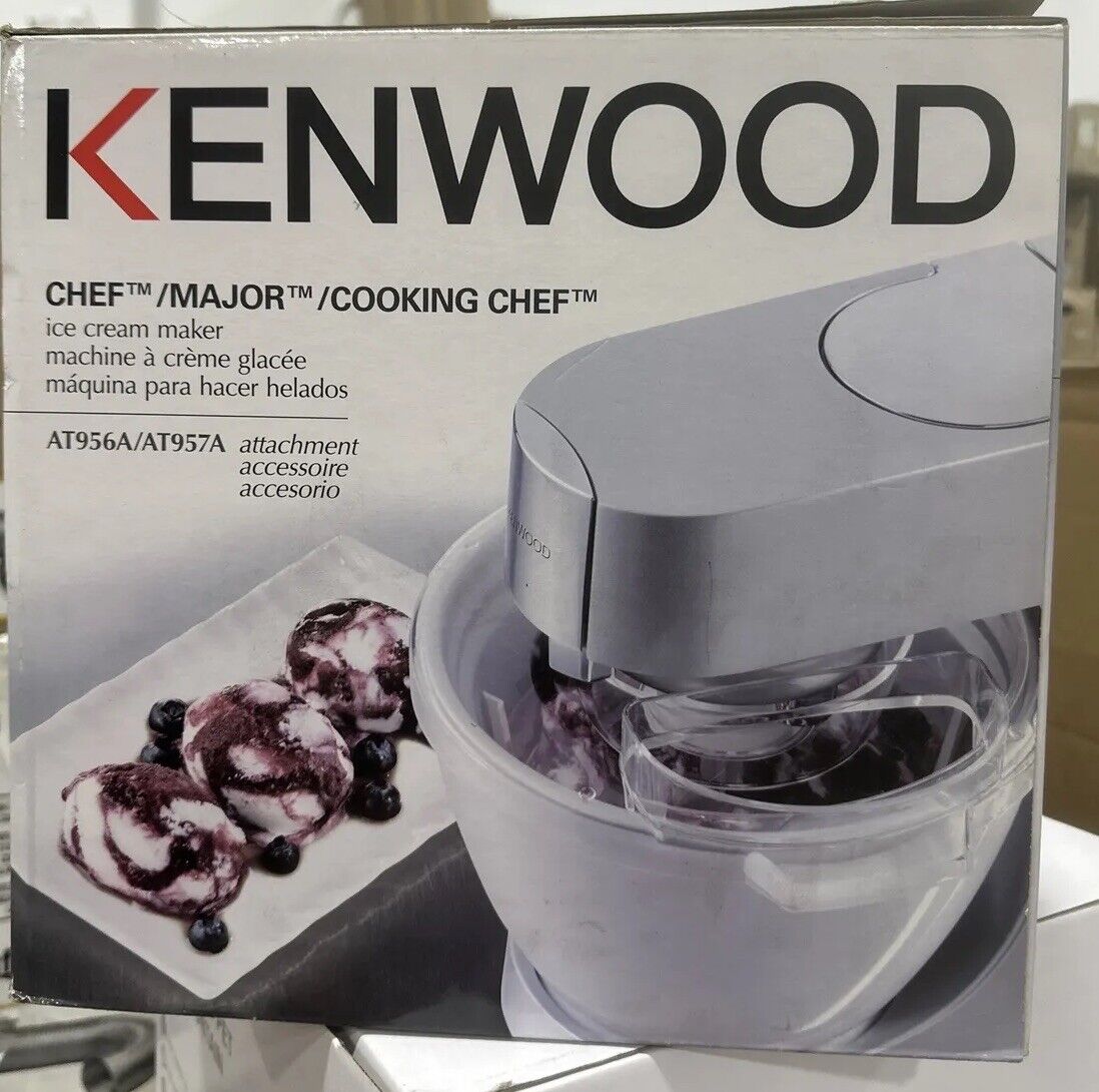 Kenwood 1 Litre Ice Cream Attachment AT956A - for Kenwood Chef , the bowls only 