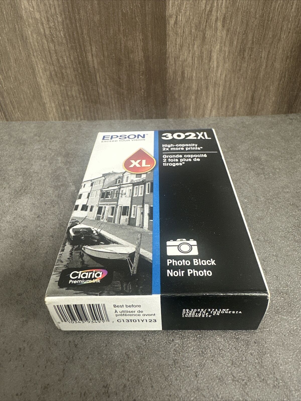 Epson T302XL120 INK Cartridge_black Exp. 09/2025 New In Box.