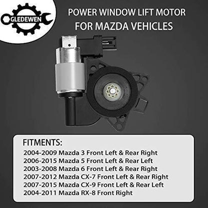 Power Window Lift Motor | for Mazda 3 Mazda 5 Mazda 6 Mazda CX-7 Mazda CX-9 M...