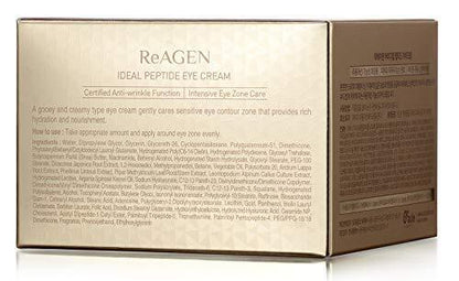 ReAGEN Ideal Peptide Eye Cream with Gold Anti Aging Moisturizer Wrinkle Cream...