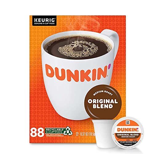 Dunkin' Original Blend Medium Roast Coffee 96 Keurig K-Cup Pods