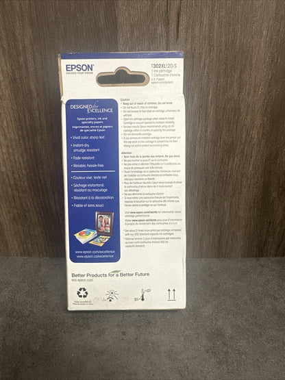 Epson T302XL120 INK Cartridge_black Exp. 09/2025 New In Box.