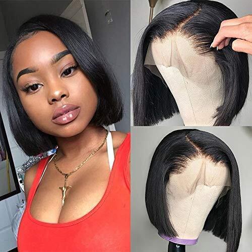 Ten Chopsticks WIGS 13x6 Side Part Lace Front Human Hair Wigs 150% Density Br...