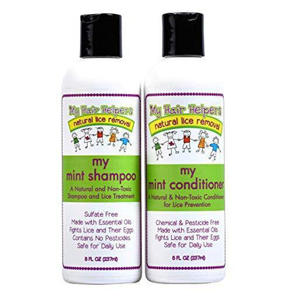 Lice Prevention Shampoo and Conditioner that Kills Lice and Eggs for Kids I P...