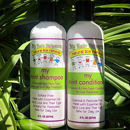 Lice Prevention Shampoo and Conditioner that Kills Lice and Eggs for Kids I P...