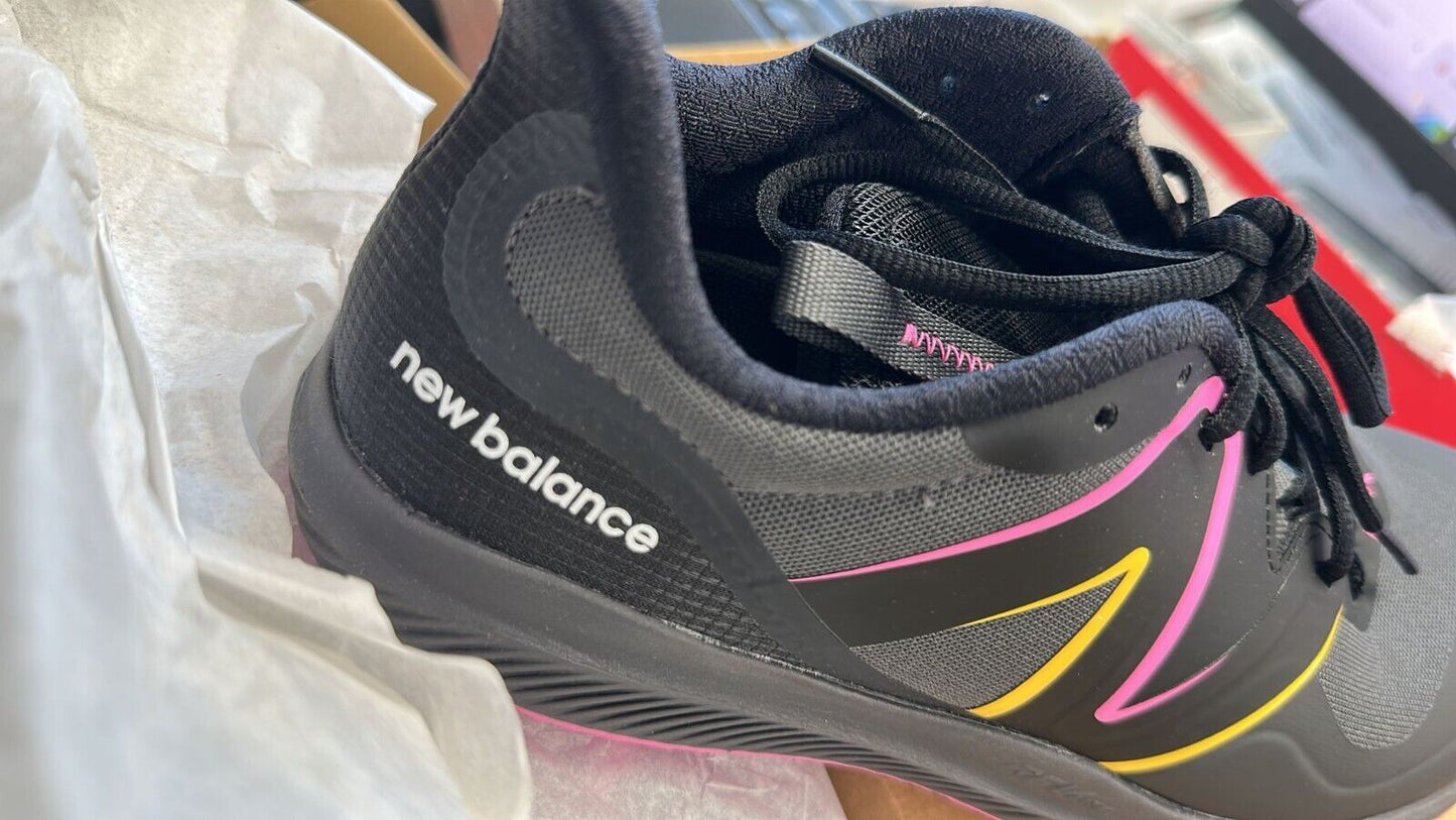 New Balance Women's 796 V3 Hard Court Tennis Shoe, Magnet/Black/Vibrant Pink,8.5