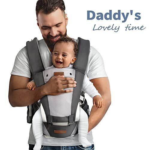 besrey Baby Carrier Front Facing Holder Hip Seat for Walk Men Carrier Face in...