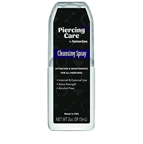 Tattoo Goo Piercing Care Cleansing Spray Piercing Aftercare Spray Antiseptic ...