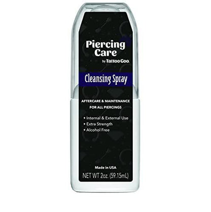 Tattoo Goo Piercing Care Cleansing Spray Piercing Aftercare Spray Antiseptic ...