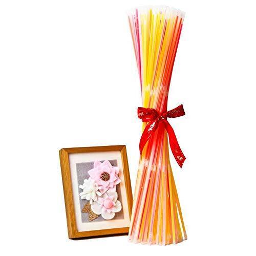 Glow Sticks Bulk 100ct 22'' Glow Necklaces with Connectors for Party Festival...