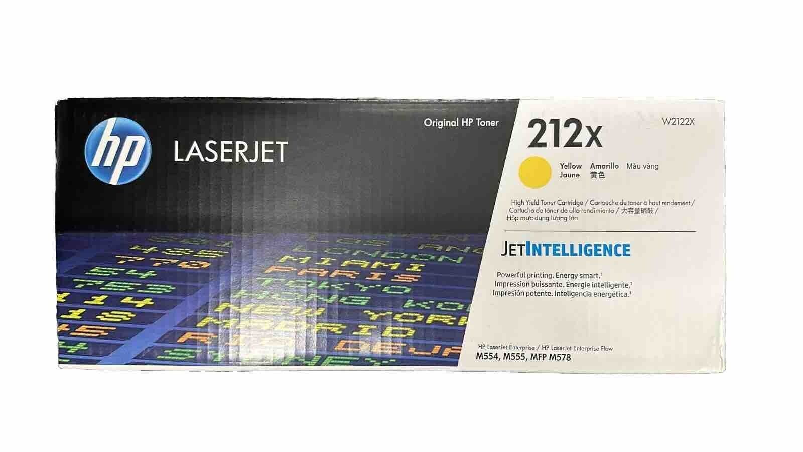 HP 212X High Yield Yellow Original LaserJet Toner Cartridge, ~10,000 pages,