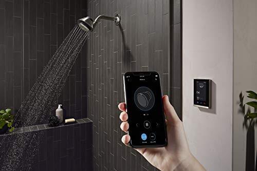 KOHLER Moxie Alexa Enabled Showerhead Bluetooth Shower Speaker Shower Radio R...