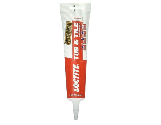 Polyseamseal White Tub and Tile Sealant, 5.5-Fluid Ounce Squeeze Tube (2241860)