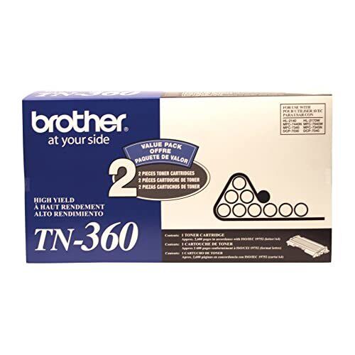 Brother® TN-360 Black Toner Cartridges Pack Of 2