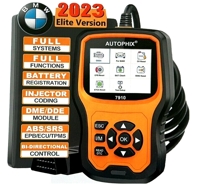 AUTOPHIX BMW Diagnostic Scanner Tool Enhanced BMW 7910 Multi-System OBD2 Scan...