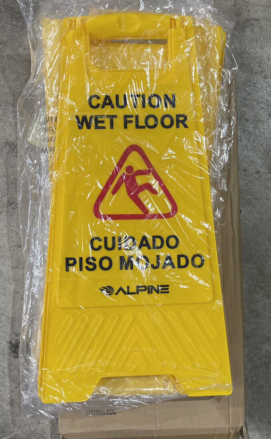 Yellow 24" Caution Wet Floor Sign Set of 3