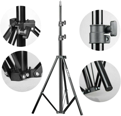 Emart Light Stand- 6.2ft Photography Stand for Photo Video Studio- Background