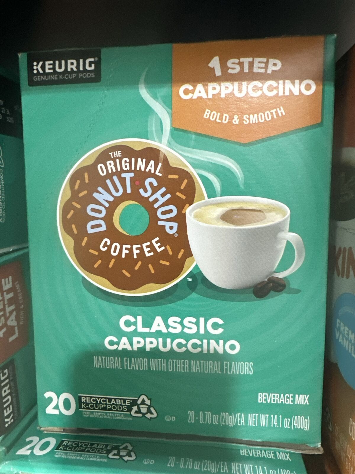 The Original Donut Shop One-Step Classic Cappuccino, K-Cup Pods, 40 Count