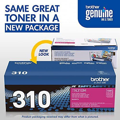 Brother TN310M Magenta Toner Cartridge for Brother Laser Printer Toner