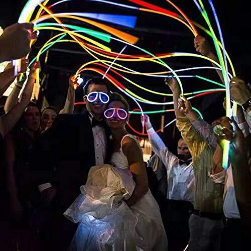 Glow Sticks Bulk 100ct 22'' Glow Necklaces with Connectors for Party Festival...