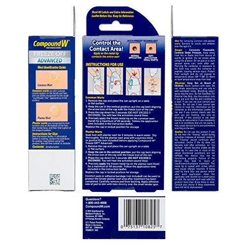 Compound W Freeze Off Advanced Wart Remover with Accu-Freeze Multicolor 1 Count